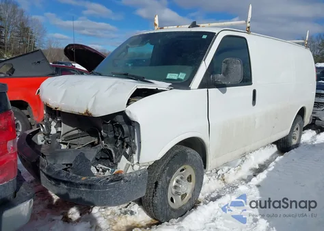 2016 Chevrolet Express 2500 Work Van z USA, uszkodzony, nr VIN 1GCWGAFF3G1127367